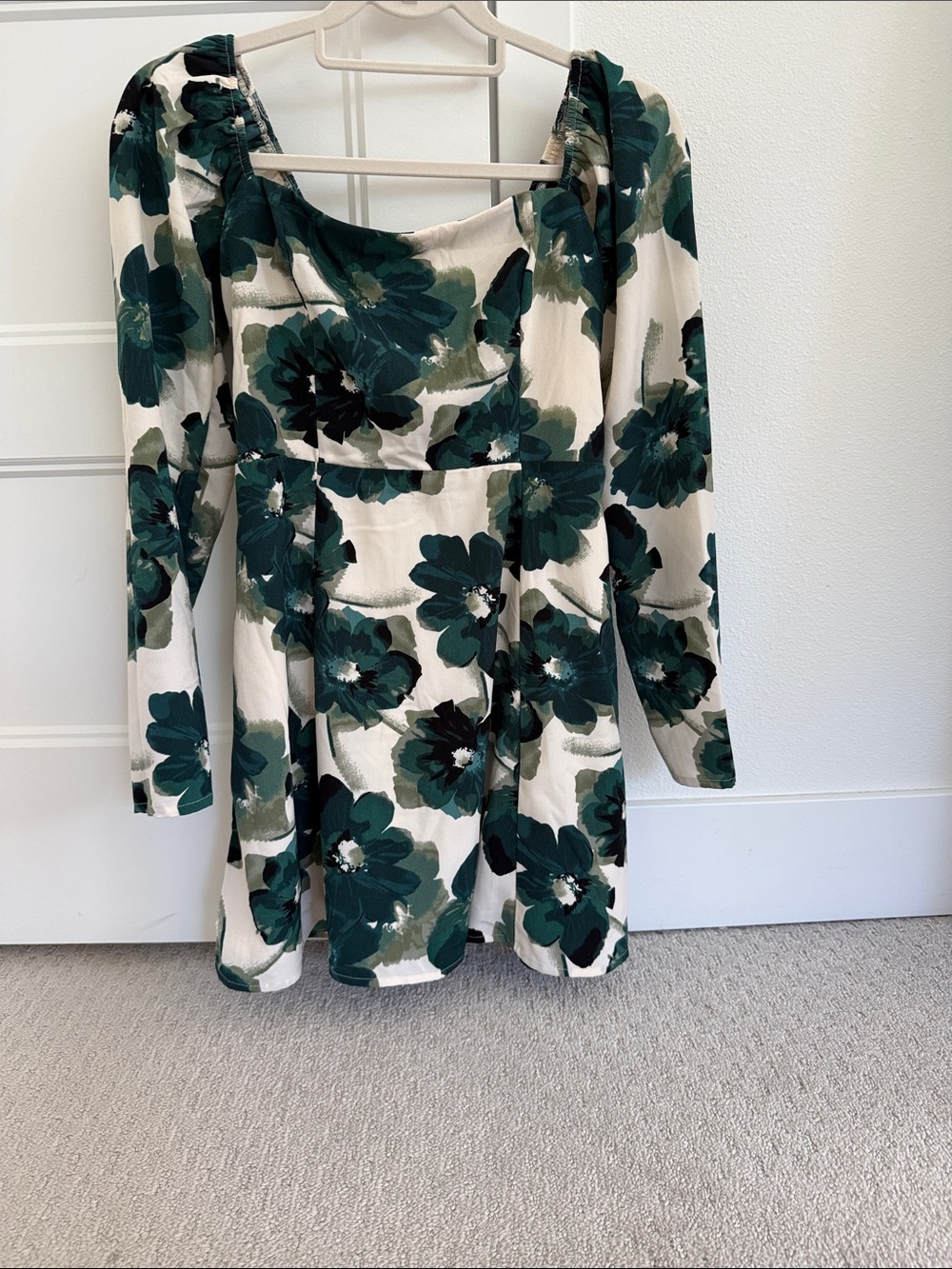 Abercrombie floral long sleeved mini dress